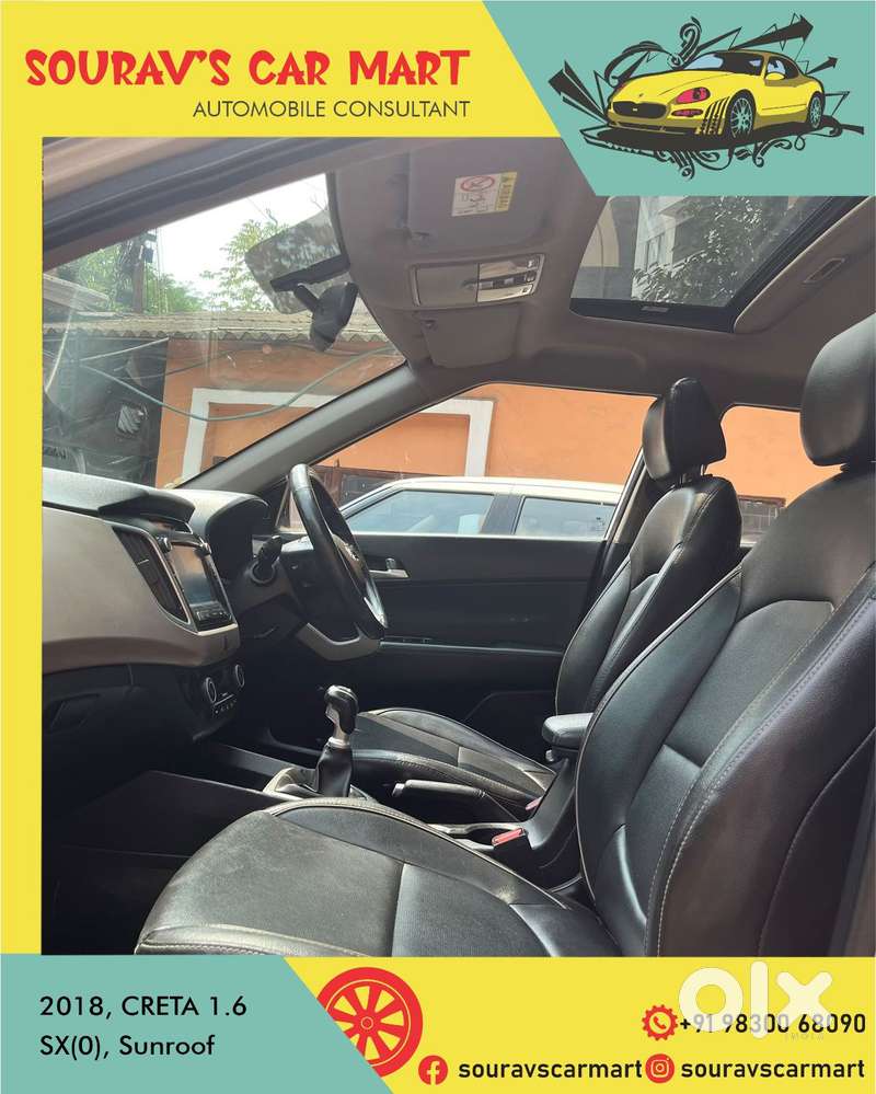 Hyundai Creta 1.6 Sx (o), 2018, Petrol