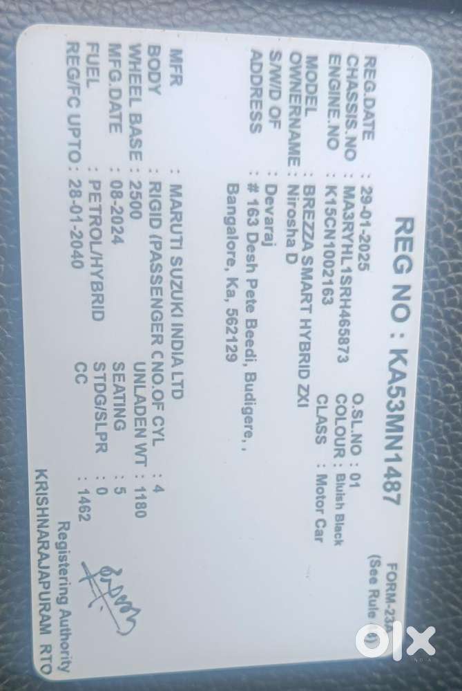 Maruti Suzuki Vitara Brezza Zxi +, 2025, Petrol