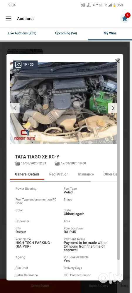 Tata Tiago 2020 Petrol 3600 Km Driven