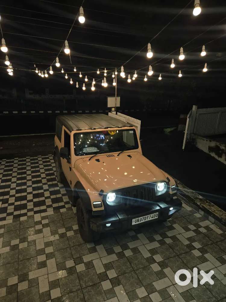 Mahindra Thar Only One In India Khaki Wrap