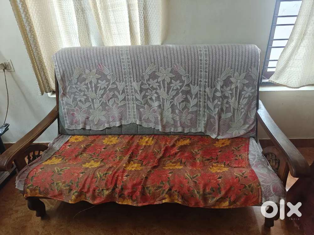Premium Teak Wood Sofa Set for Sale &ndash; Excellent Condition
