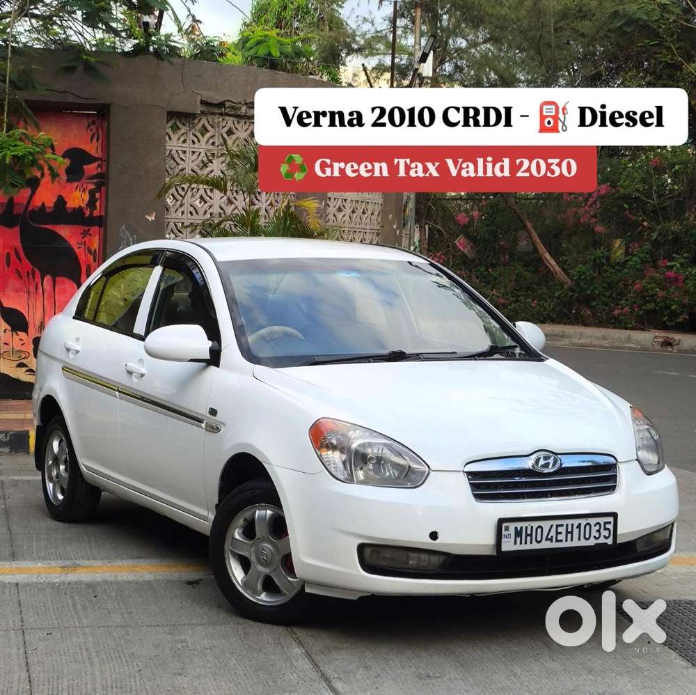 Hyundai Verna Crdi Vgt Sx 1.5, 2010, Diesel