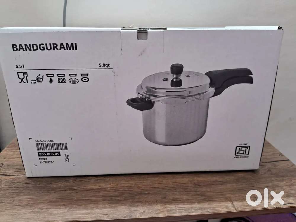 Ikea Stainless Steel Pressure Cooker 5.5 Liter
