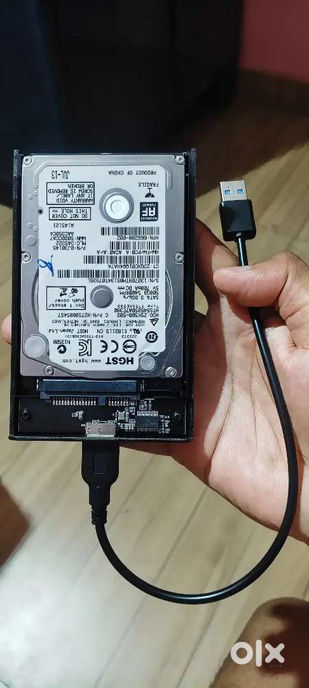 500GB HDD with USB SATA