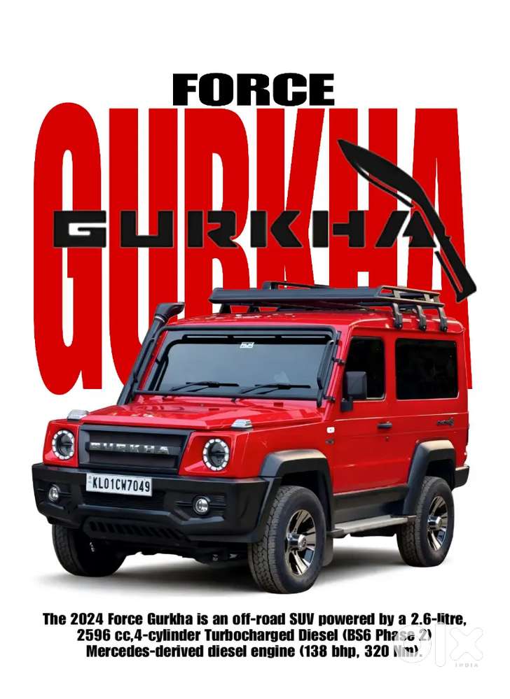 Force Gurkha 2023 Model Execllent Condition