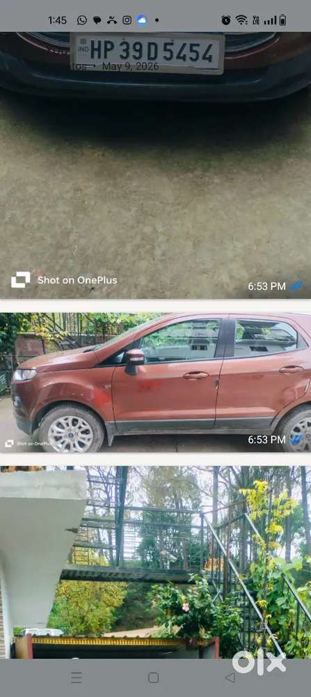 Ford Ecosport 2015 Model Car