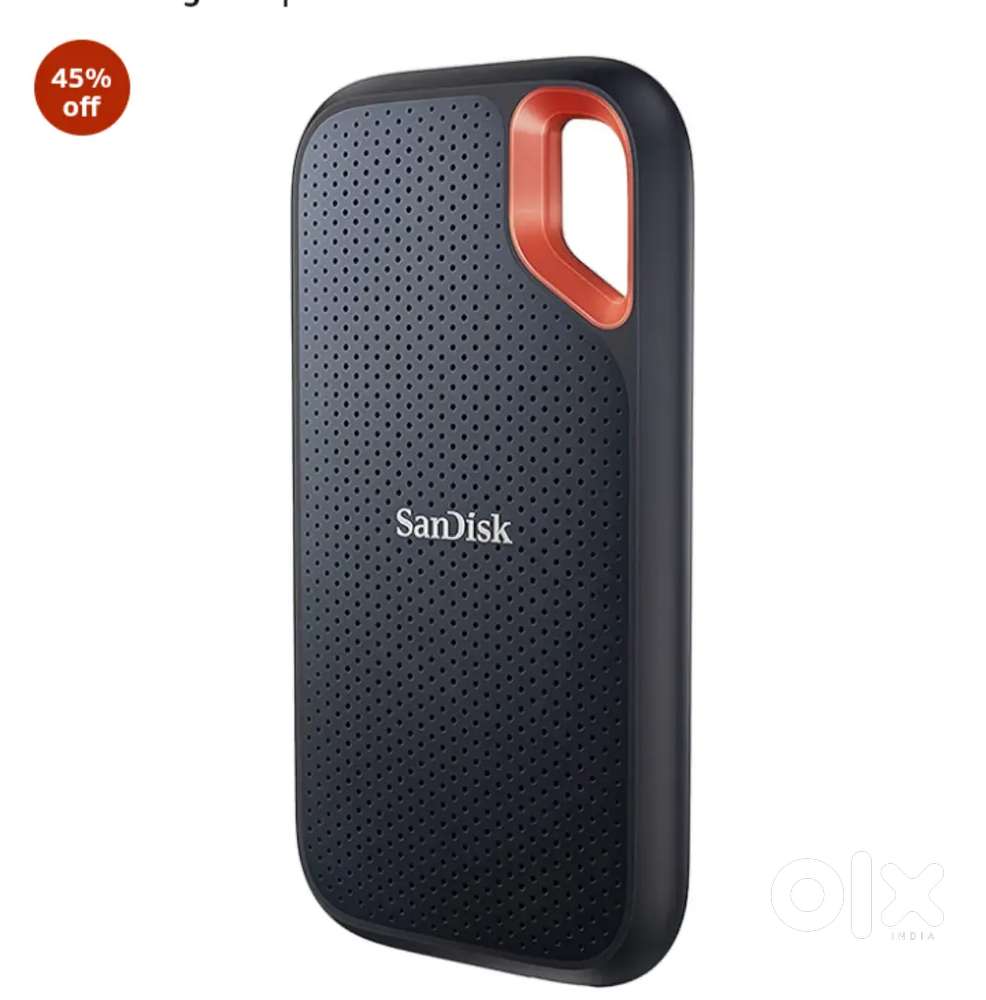 SANDISK Extreme 2TB Portable External SSD, 1050MB/s R, 1000MB/s W, 3m