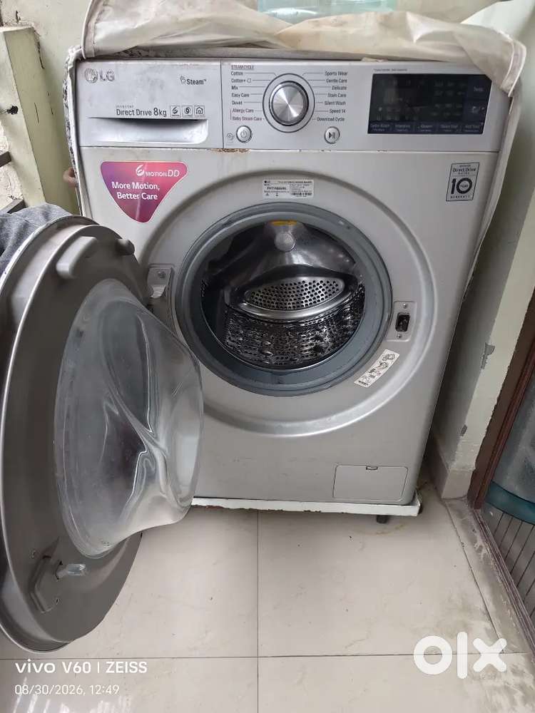 LG washing machine 8kg front load