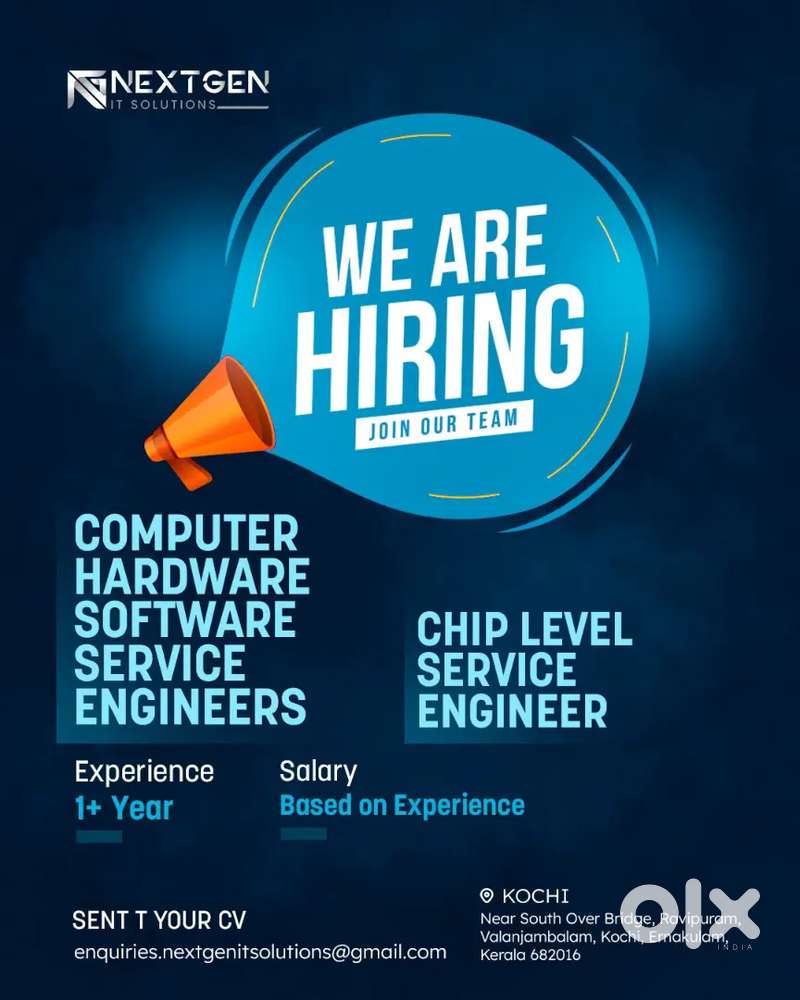 LAPTOP & DESKTOP HARDWARE, SOFTWARE SERVICE ENGINEER/CHIPLEVEL SERVICE