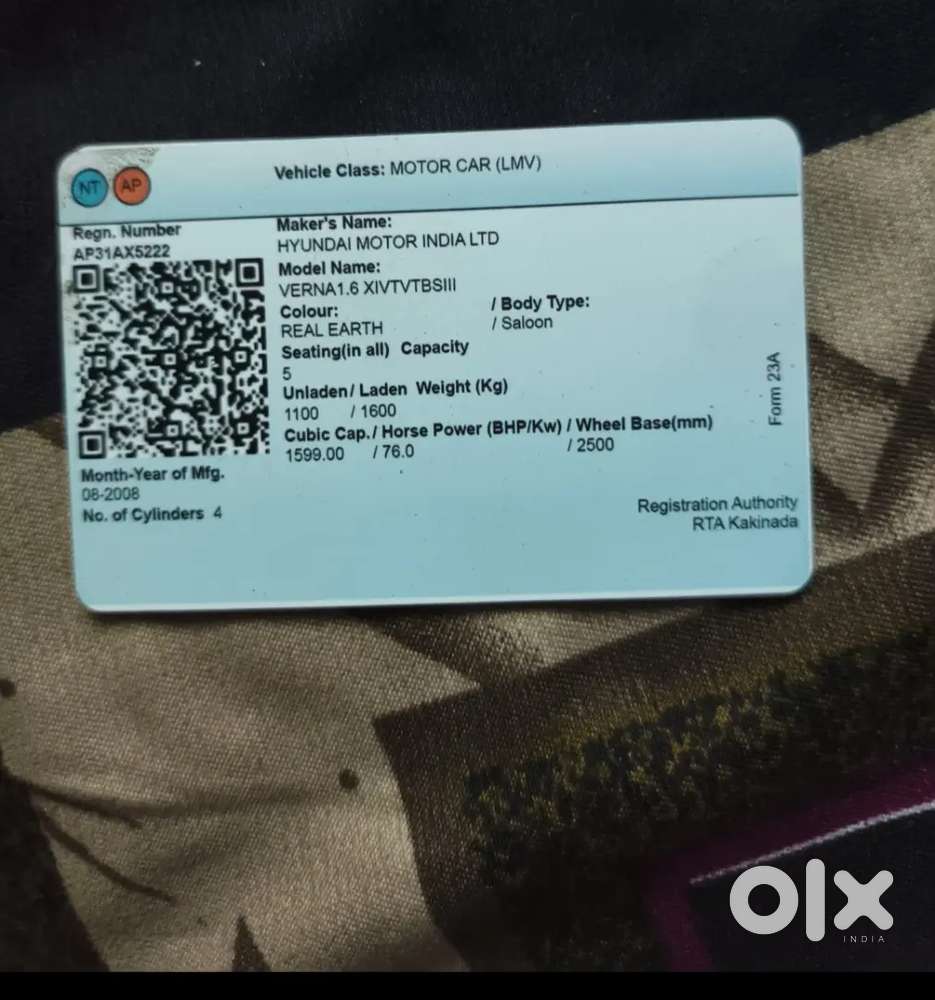 Hyundai Verna Sx Petrol 2008