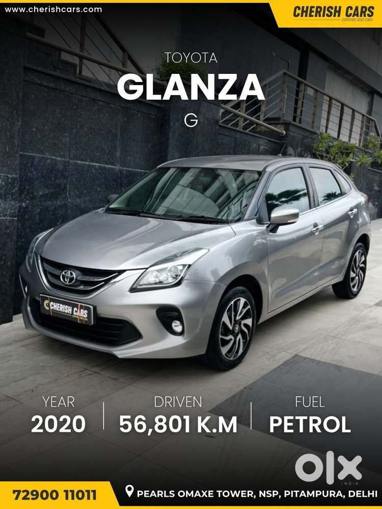 Toyota Glanza G Smart Hybrid, 2020, Petrol