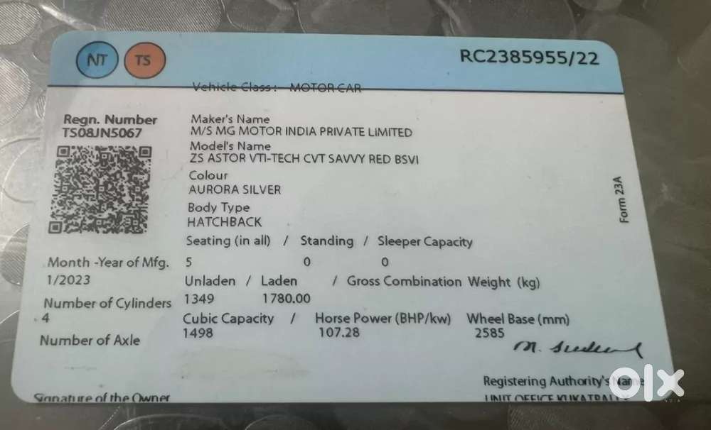 Mg Astor 1.5 Savvy Cvt, 2023, Petrol
