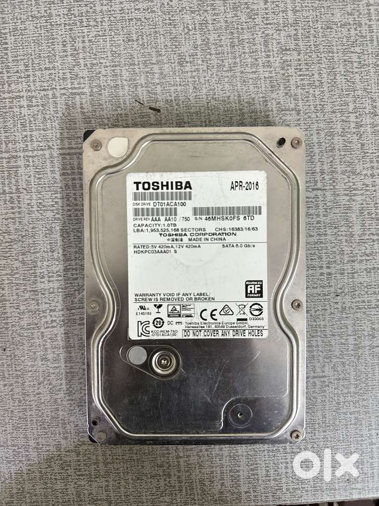 1TB+500GB Hard Disks