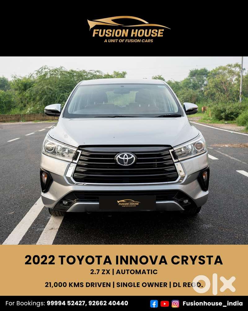 Toyota Innova Crysta [2020-ongoing] 2.7 Zx At 7 Str, 2022, Petrol
