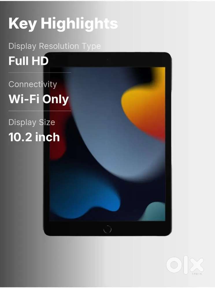 Ipad 9th gen wifi only 10.2 inch