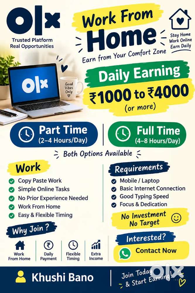 Work From Home | Part-Time & Full-Time