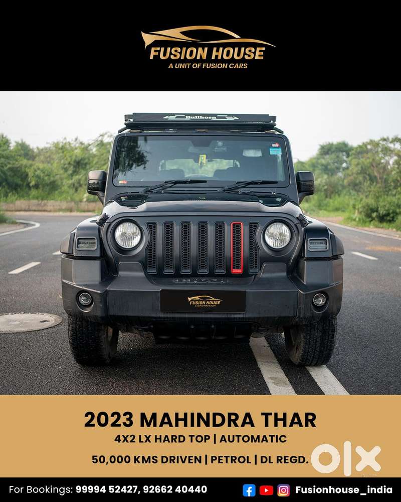 Mahindra Thar Lx Hard Top Petrol At Rwd, 2023, Petrol