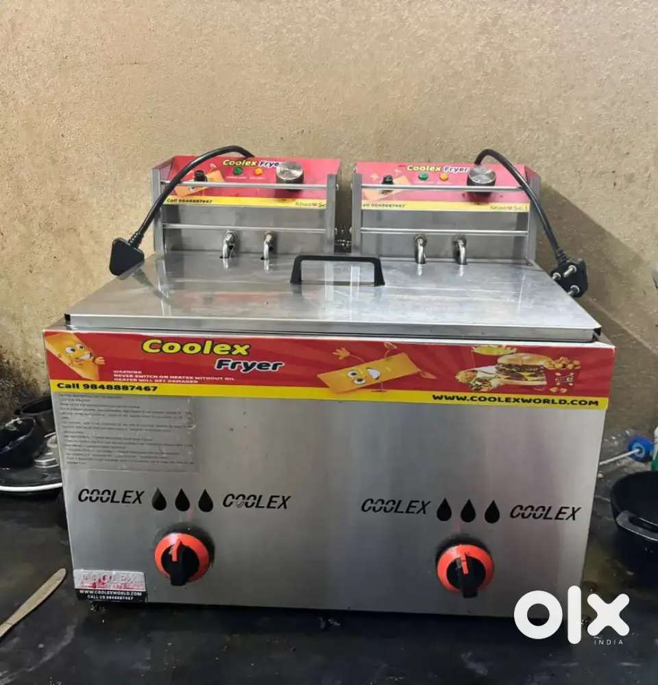 Electrical com's gas fryer mashin sell argent need money new one
