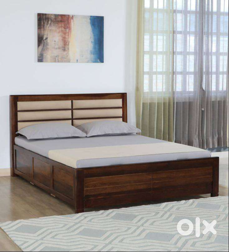 Solid Wooden & Rattan Bed  Sheesham Wood  King/Queen Size  OLX Deal