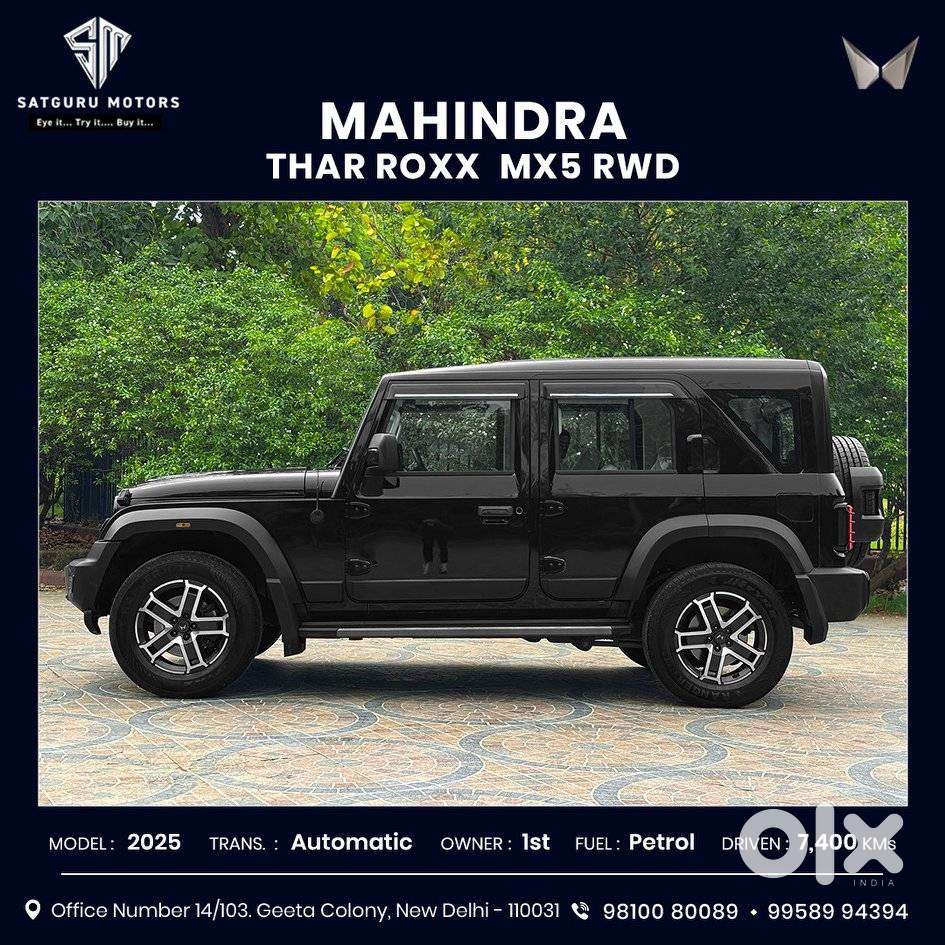 Mahindra Thar Roxx Mx5 Petrol At 2wd, 2025, Petrol