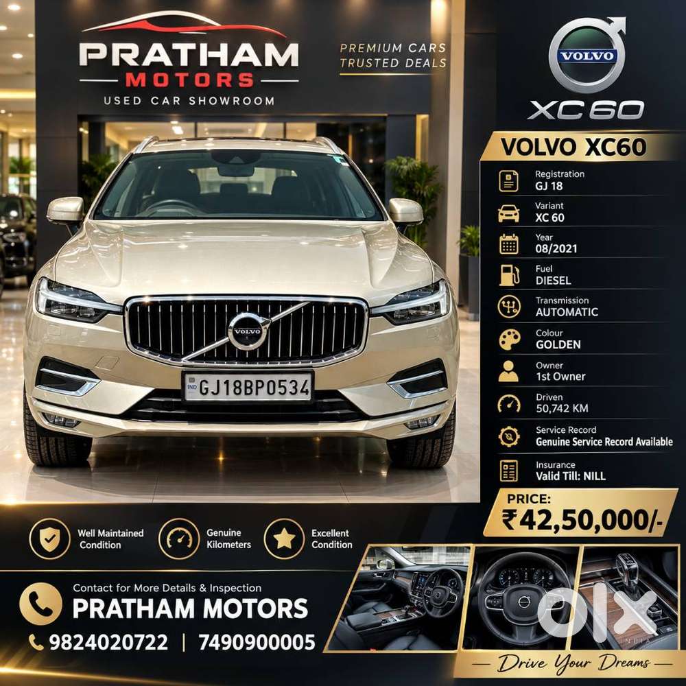 Volvo Xc60 D5 Awd Automatic, 2021, Diesel