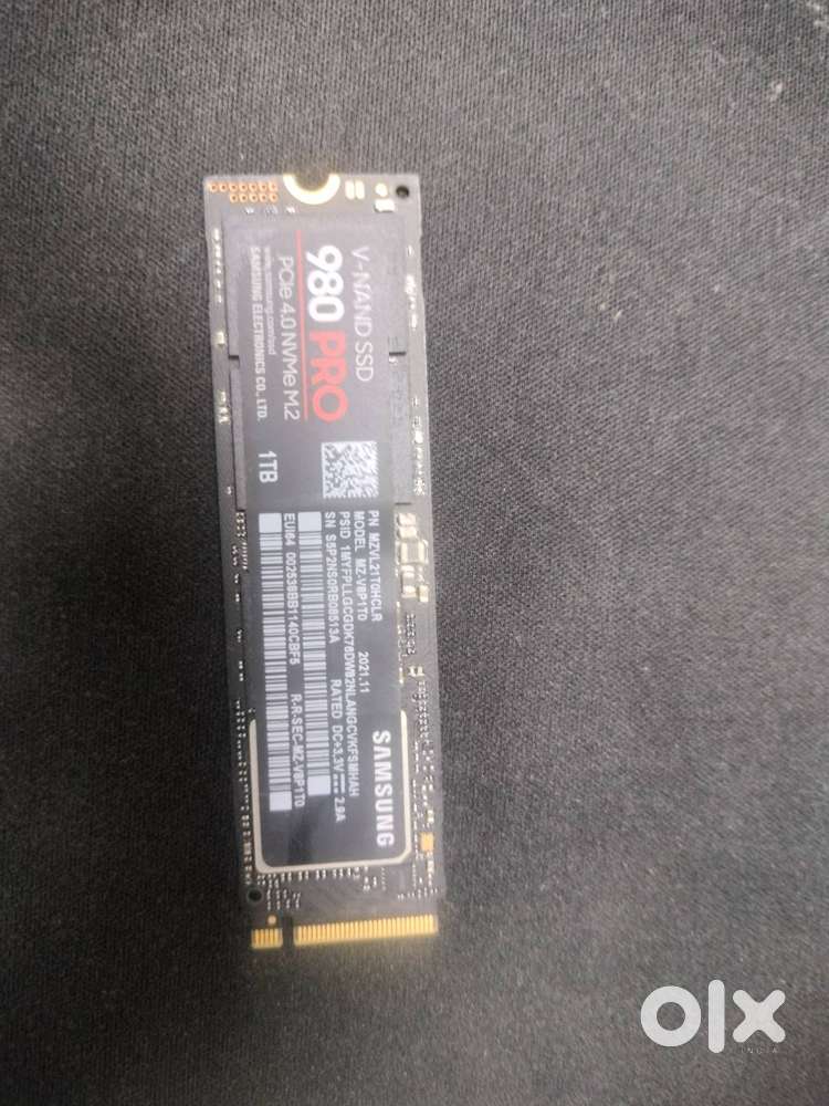 Samsung 980 Pro 1TB M.2 NVMe Gen4 SSD