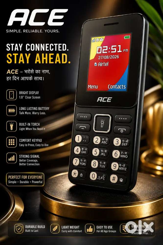  ACE Keypad Phone – Only ₹700! 

 Good Condition  Fully Working