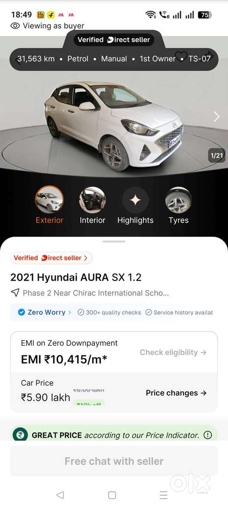Second Highest Model Sx