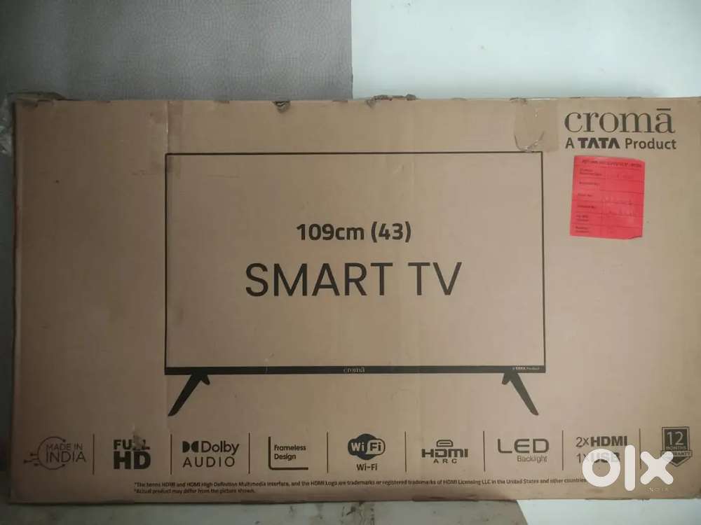 Croma 43 inch new led