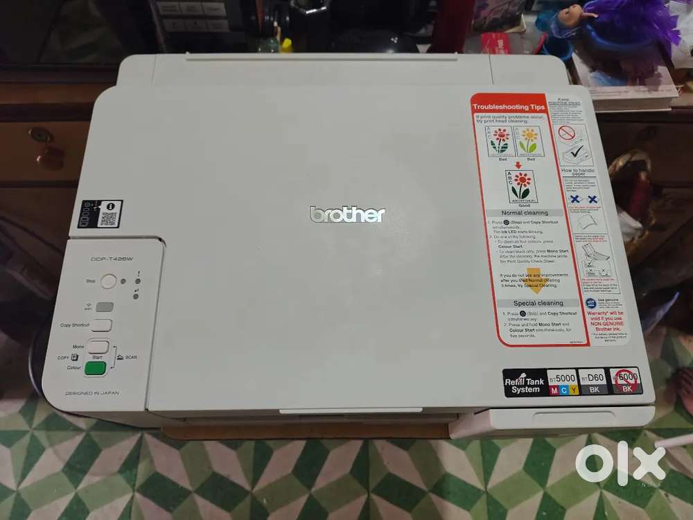 Brother printer DCP-T426W color printer with body cover