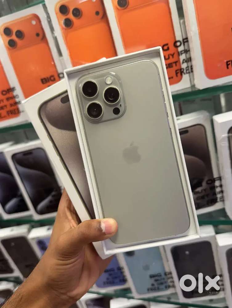 APPLE IPHONE 15PRO MAX 512GB STORAGE NATURAL TITANIUM MINT