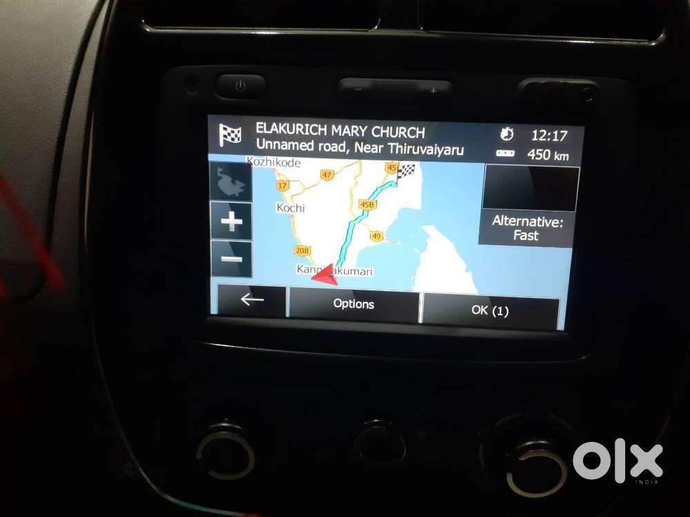 Touch Screen Navigation System With Reverse Camera View