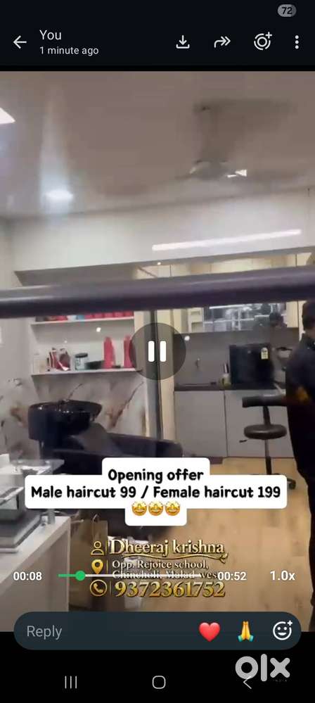 Looking  hairstylist for salon in malad west