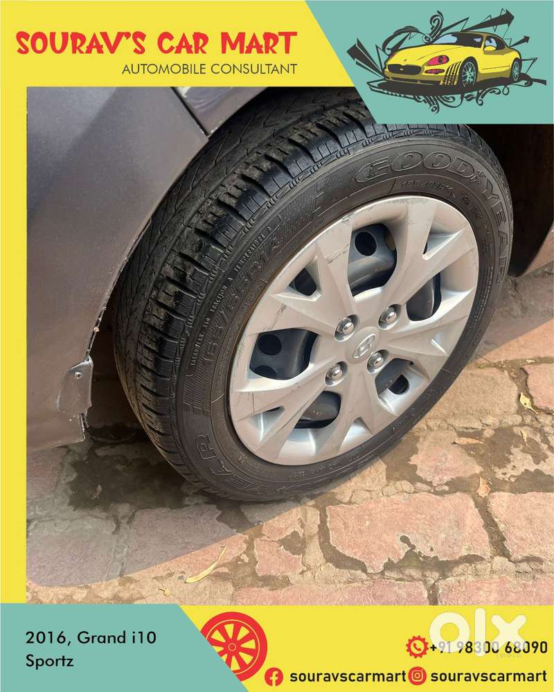 Hyundai Grand I10 2013-2016 Sportz, 2016, Petrol