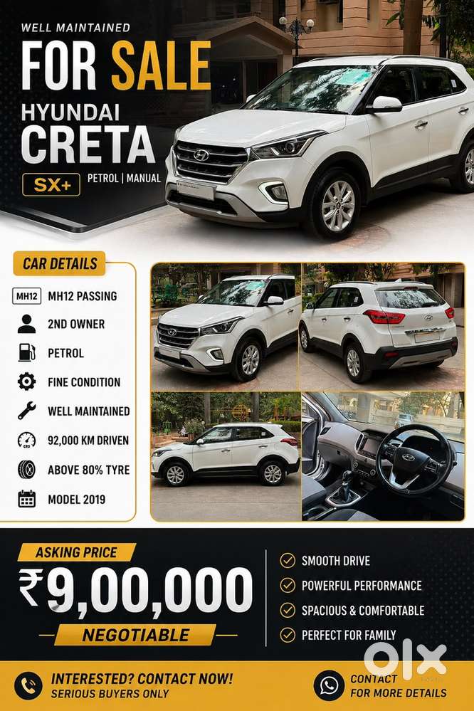 2019 Hyundai Creta Petrol Manual