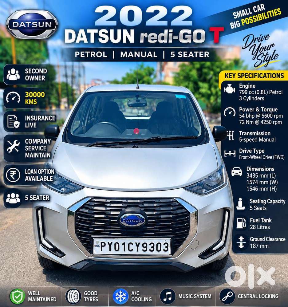 Datsun Redigo, 2022, Petrol