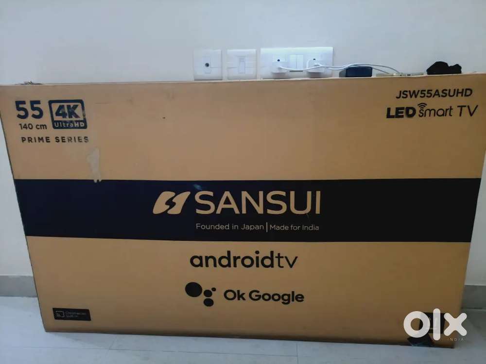 Sansui 55 inch smart Android tv showroom condison