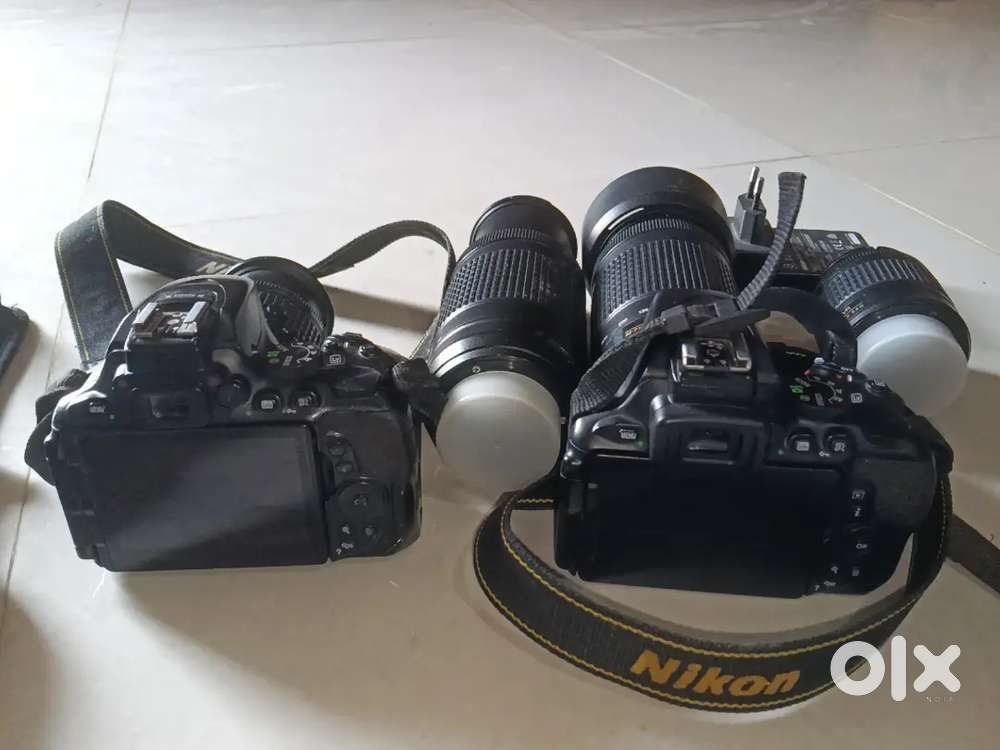 Nikon d5600 camera and lens 70.300mm 18.55mm