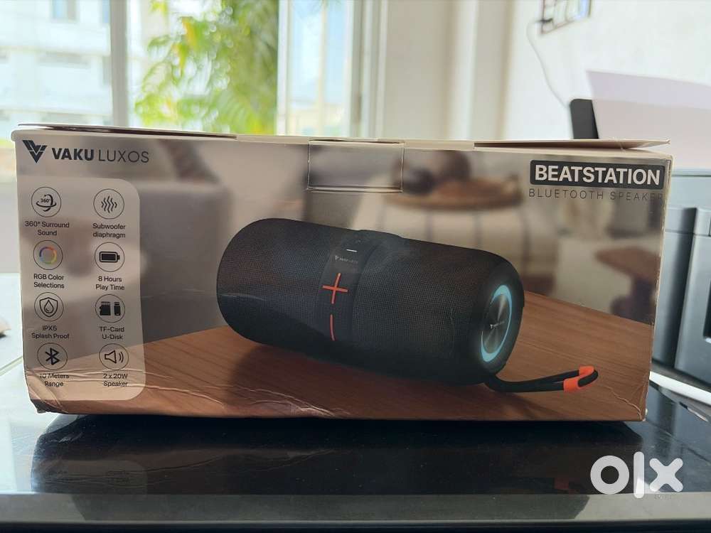 VAKU LUXOS BEATSTATION BLUETOOTH SPEAKER