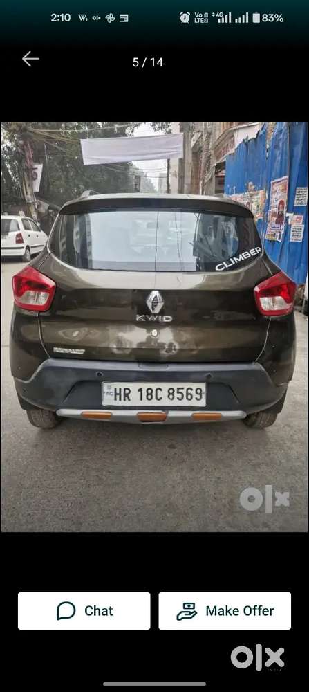 Renault Kwid Climber 2017, Petrol 34600 Km Driven, Good Condition Car