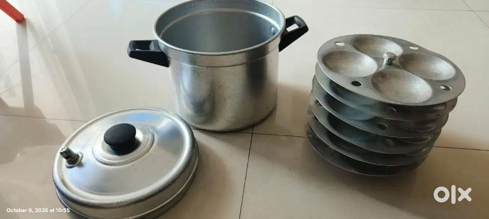 Idli maker - Aluminium (6 plates-4 Idli each)
