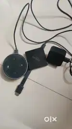 Amazon alexa with fire square and remote