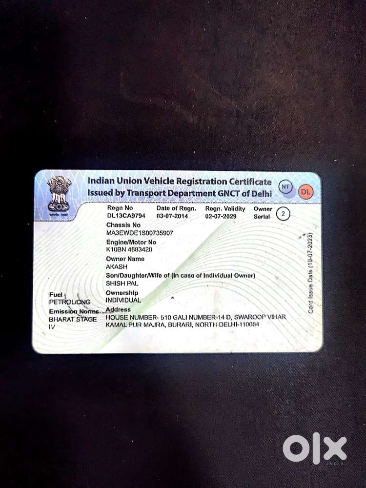 Wagonr Vxi 2014 Cng Pass