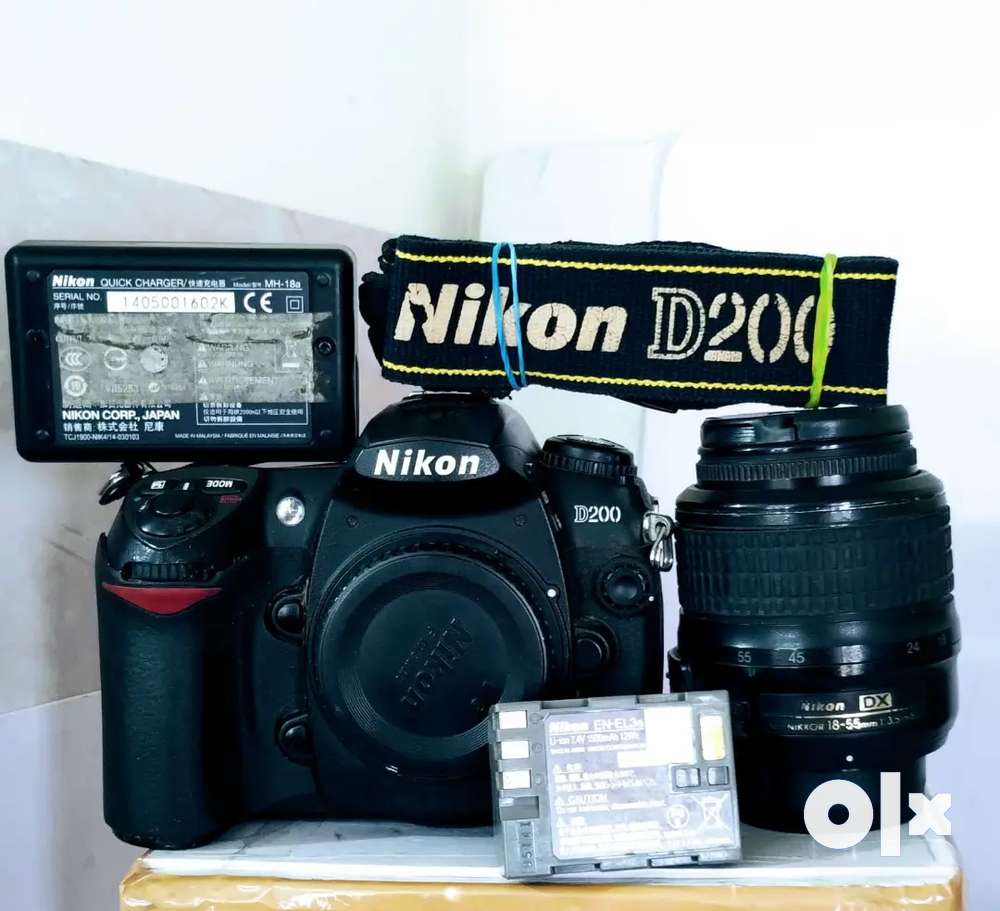 D200 DSLR NIKON D200 DSLR CAMERA BODY + Nikon AF-S 18-55mm VR ED LENS -  Cameras & Lenses - 1791365597