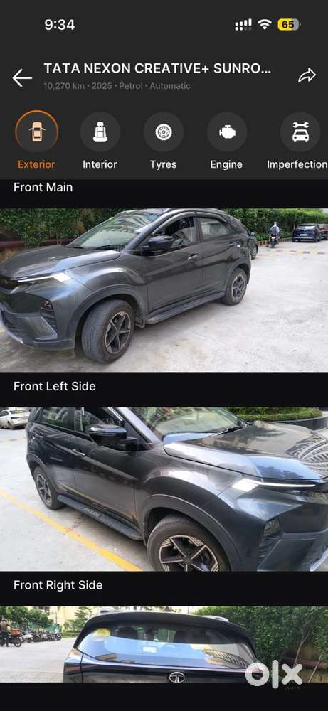Tata Nexon Creative Plus (s) Amt Petrol Automatic 2025