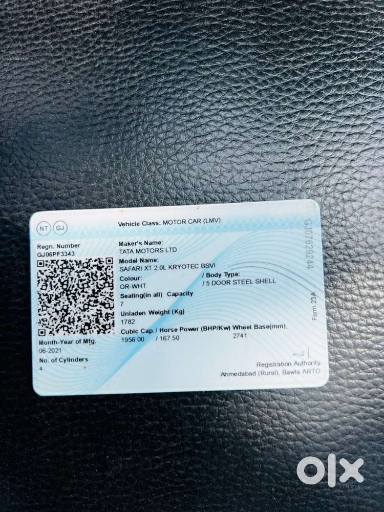 Tata Safari Diesel 2021 Variant