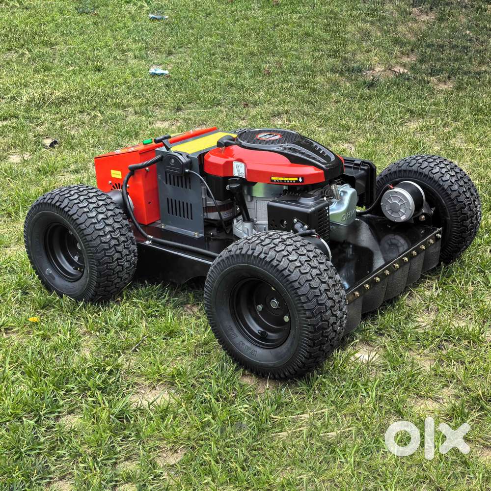 Multifunction Remote Control Wheel Lawn Mower Grass Cutter For Garden