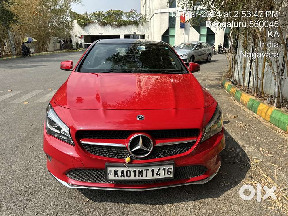Mercedes-benz Cla Diesel 200 D Sport 2019 Jupiter Red Colour