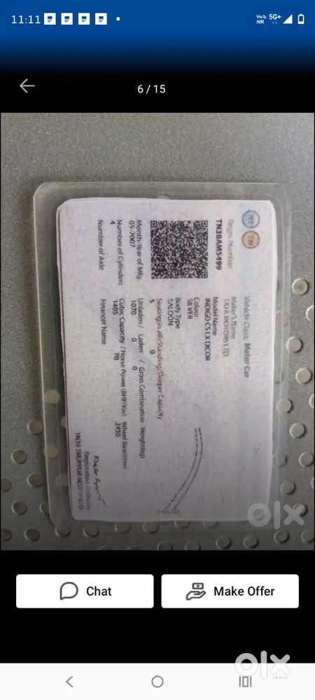 Tata Indigo Cs 2007 Diesel Good Condition