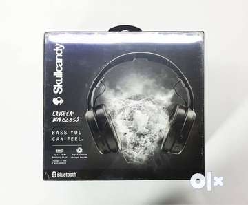 Skullcandy Crusher Black Bluetooth Over The Ear Headphone With Mic